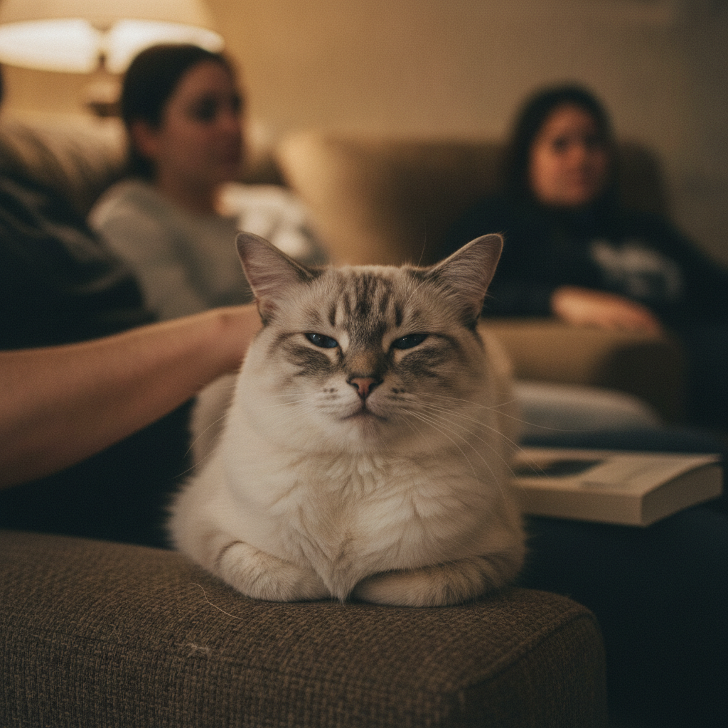 Your Cat Didn't Choose You. You're Just the Safe One.