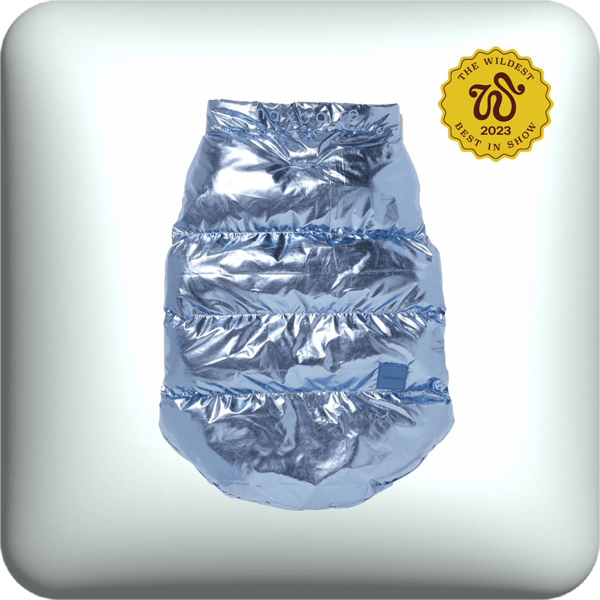 Maxbone sub-zero waterproof metallic dog jacket